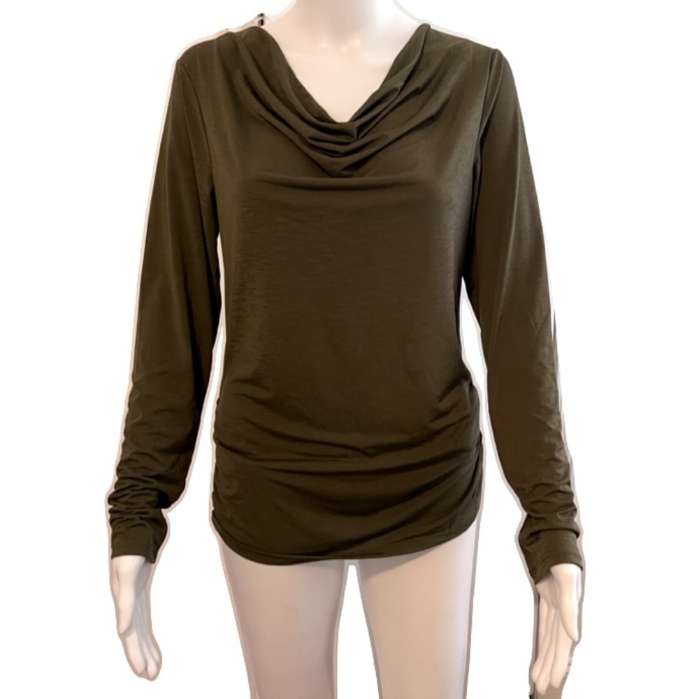 Women’s Dear Scarlett Drape Neck Top!